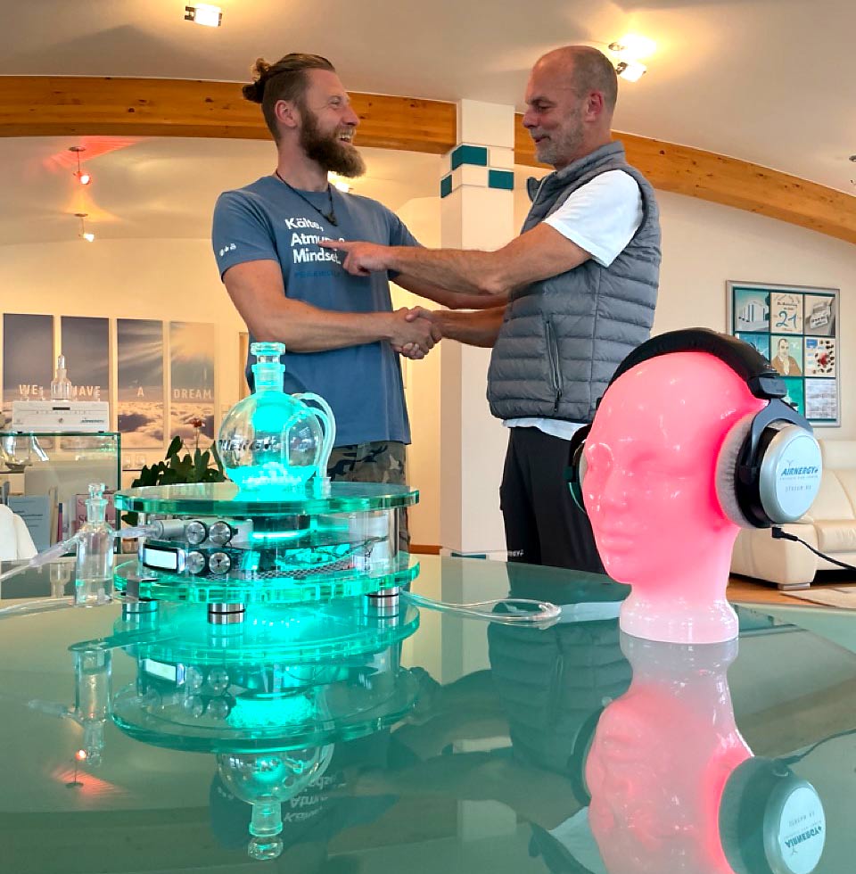 Top Biohack Atmen! Biohacker Peakwolf und Airnergy Geschäftsführer Guido Bierther