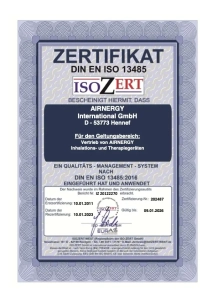 Airnergy-Zertifikat-DIN-EN-ISO-13485