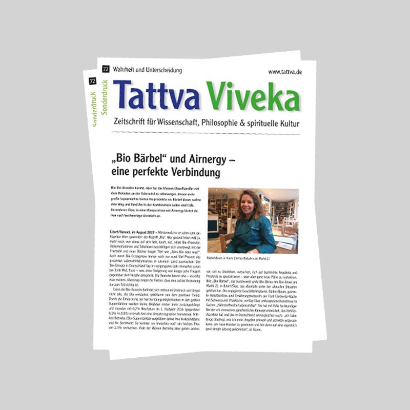 Tattva Viveka Bio Bärbel and AIRNERGY Special Print